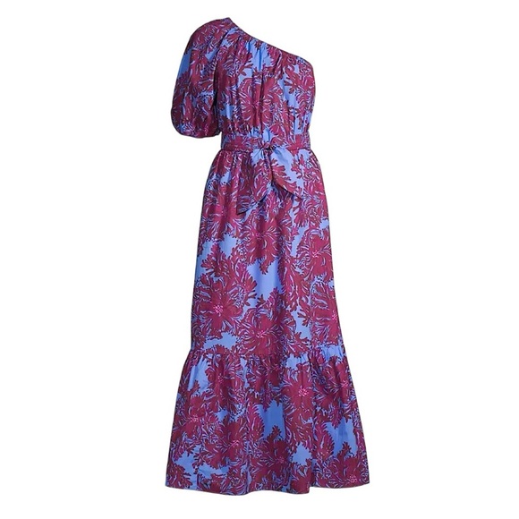 LILLY PULITZER Zelalynn One-Shoulder Cotton Maxi Dress - Picture 4 of 13